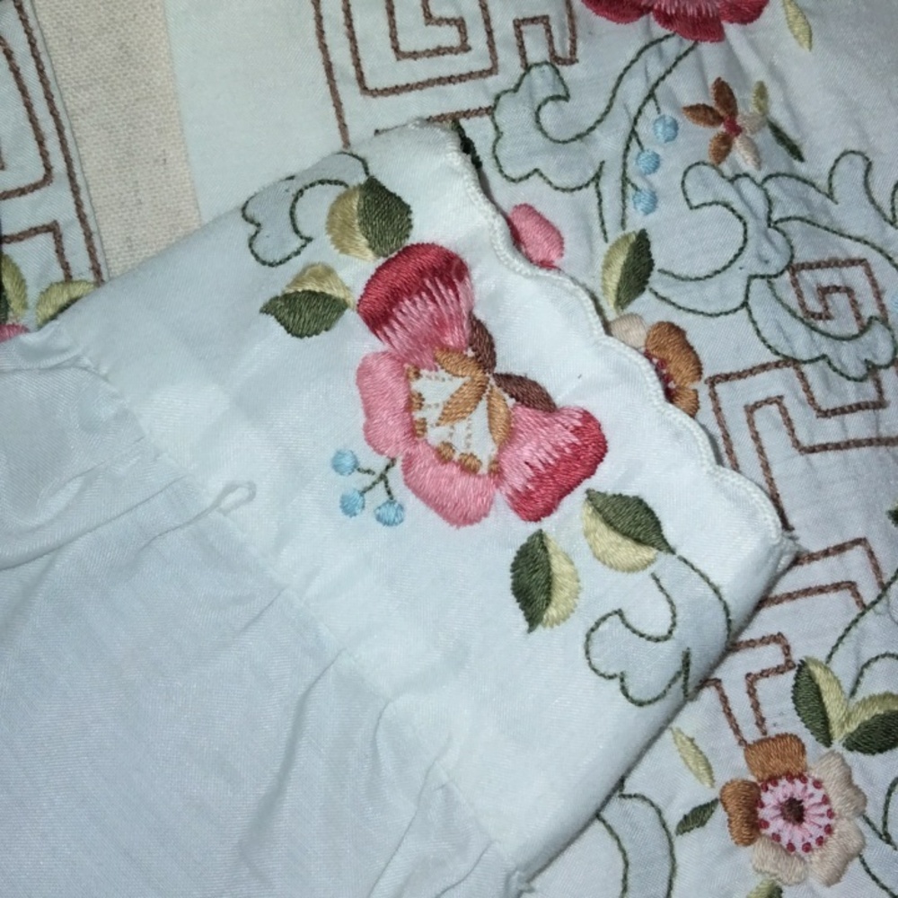 Vintage Embroidered Asian Blouse Small - Picture 3 of 8